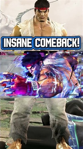 Ryu's INSANE Full-Screen Tatsu Comeback + Critical Art! 🤯