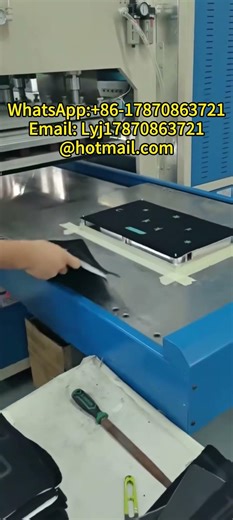 Sliding table type high frequency welding machine for TPU belt protector protective gear #hfmachine