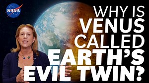 Did you know Earth has an "evil twin?" The planet Venus is about the same size as Earth and formed from similar materials, but our neighbor planet has an atmosphere made of toxic gas and surface temperatures around 900°F (475°C)! We asked NASA Solar System Exploration's Dr. Lori Glaze to tell us more about why Venus is called our "evil twin": | NASA’s Goddard Space Flight Center