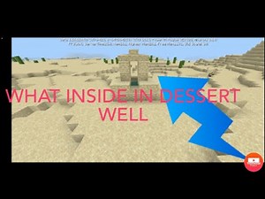 SECRET LOOT INTO DESERT WELL MINECRAFT