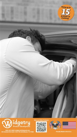 #ad The easy way to hang your clothing on the go and hangs up to 15 shirts! EZ Hang's Compact design makes it easy to store, holds up to 30lbs, and fits most vehicle grip handles. Learn more and purchase at https://bit.ly/EZHang The EZ Hang was developed to help people young and old. Its purpose is to make it easier to hang clothing, dry cleaner items, travel bag and more in your car. It gives you more room to hang more clothing and easier to hang items do to the 3" space and 5 1/4" that can hol