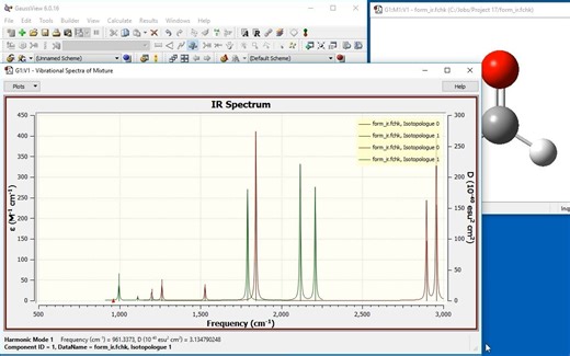1.5.GaussView教程五：光谱