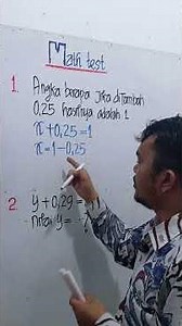 mengerjakan soal matematika #maths #bilangandesimal #caracepatmatematika #kuistebakgambar
