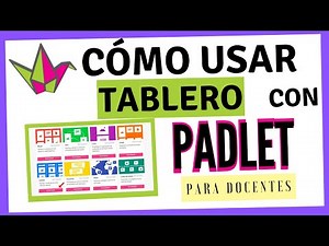 ¿Cómo crear un PADLET en TABLERO? - Tutorial para DOCENTES 2021