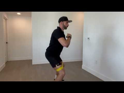 Loop Band Traveling Side Squats