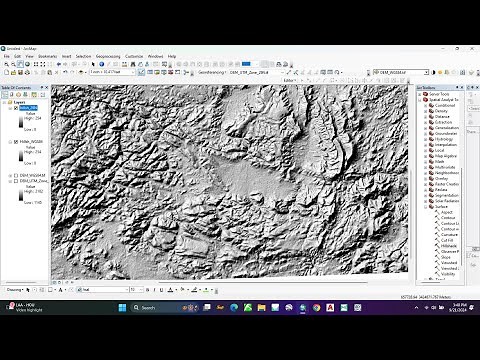 How to create Hillshades in ArcGIS