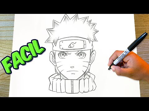 How to Draw Naruto Step by Step with a Pencil - Easy Tutorial for Beginners