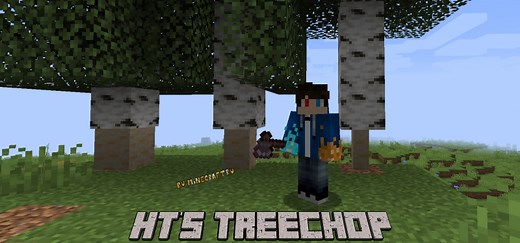 HT's TreeChop - реалистичная рубка деревьев [1.21.1] [1.20.1] [1.19.4] [1.18.2] [1.17.1] [1.16.5] [1.15.2] [1.12.2]