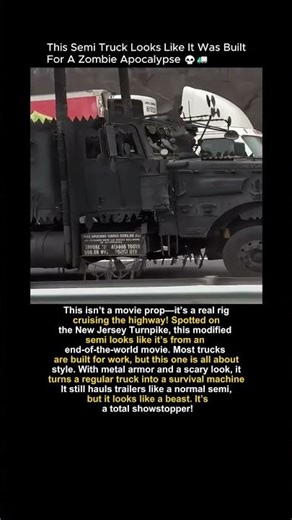 Semi-Truck Built For Survival #shorts #trucker #beast