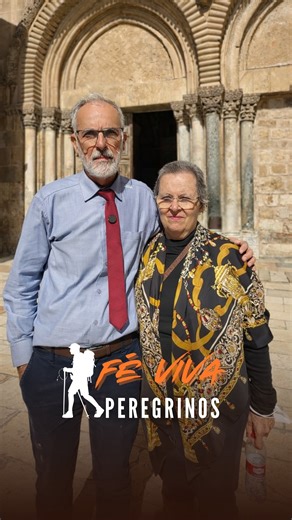 Canção Nova Terra Santa on Instagram: "Fé Viva| Peregrinos Cicero e sua esposa Ana Maria vieram juntamente com sua comunidade do Caminho Neocatecumenal, mais de 80 brasileiros do interior de São Paulo para peregrinar buscando aprofundar a sua fé e o seu caminho espiritual na Terra Santa e deixam uma mensagem de motivação para todos nós. #terrasanta #peregrinos #féemmovimento #caminhoneocatecumenal #catolicos"
