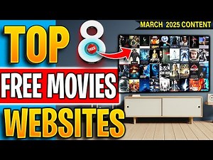 🔴Top 8 Websites to Watch FREE Movies & TV Shows (No Sign up!) 2025 Update !