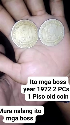 Old 1 Piso coin year 1972 #oldcoin #trindingaudio #trindingreels #supportmyreels #trindingvideo #ThankYouForWatching | OCC PAGE