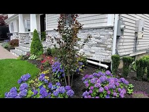 Cultured stone, Bluestone, water sills. Stoop, steps, front of the house.