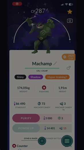 Shiny Shadow Pokémon Showcase in Pokémon GO