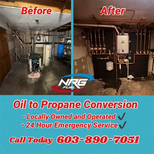 Oil To Propane conversion! The team kicked butt on this one! These...