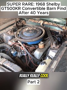 SUPER RARE: 1968 Shelby GT500KR Convertible Barn Find After 40 Years! (Part 2) #barnfind #abandonedcar | Abandoned Cars