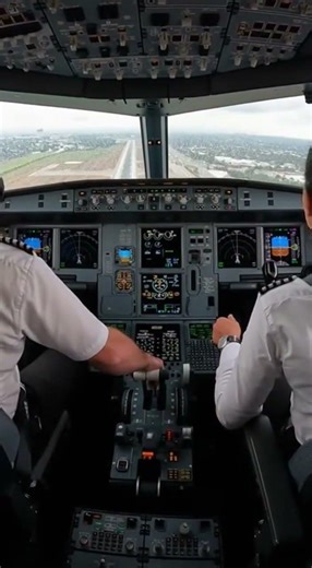 An 8K Ultra HD hyper realistic cockpit recording captures a final approach that becomes unstable due