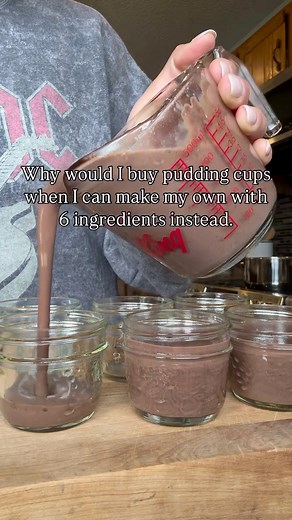 Homemade chocolate pudding! Wayyy better than store bought! Recipe in comments!🍫 These are so easy, take 10 minutes and are such a yummy healthier snack option. . . #homemade #baking #pudding #homemadefood #recipe #homemadepudding #recipereels #fblifestyle #scratchmadefood #homesteading #scratchkitchen #snackideas #backtoschool #schoolsnacks | The Sprouting Homestead