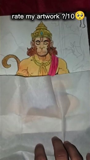 Hanuman ji Ghibli art #shorts #hanumanji #viral #viralvideo