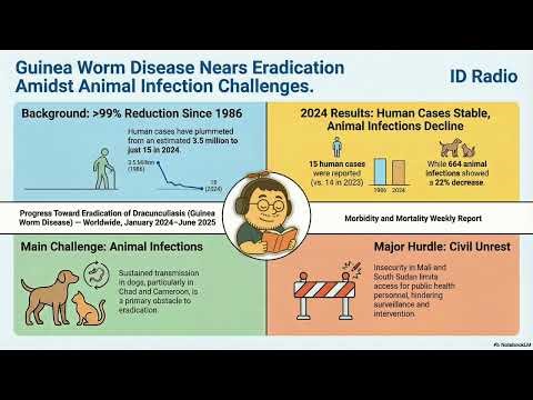 Animal infections and unrest threaten Guinea worm eradication progress: MMWR