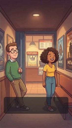 Anna & Ben | At the Cinema 🍿 | Easy English Short