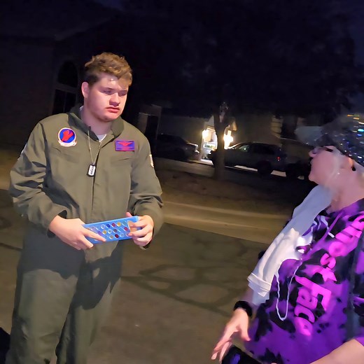 10K views · 393 reactions | JJ trick or treating with a communication device. https://www.facebook.com/JonathansAutisticJourney #Autism #AutismAcceptance #AutismAwareness #TrickOrTreat #Halloween #Inclusion | JJ's Autistic Journey - Teen Years and Beyond | Facebook