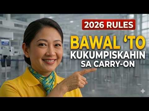 KUKUMPISKAHIN ITO! 5 Bagong Bawal sa Carry-On (Biyaheng Abroad 2026 Update)