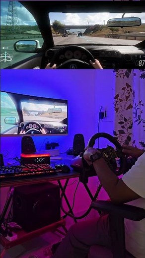 A clean driving experience with Logitech G Shifter and Logitech G923 in Forza Horizon 5