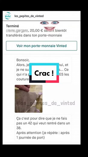 #vinted #pepites #pepitesdevinted #crac #oupsi