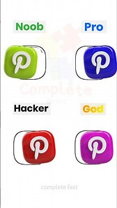 What is the real logo of pinterest 🤔 Puzzle Stop Game #game #puzzle #challenge