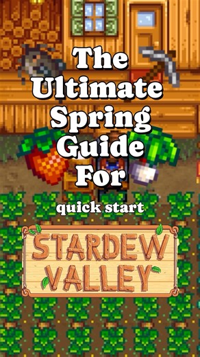 The ultimate starter guide to Stardew Valley. #stardew #stardewvalley #guide #stardewvalleyupdate