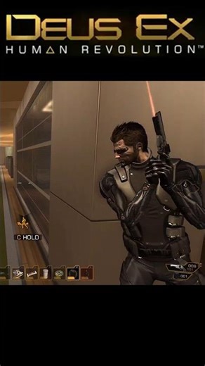 Deus Ex: Human Revolution - Weapon swapping #gaming #gameplay #deusex #deusexhumanrevolution #fyp