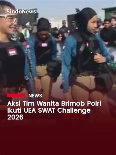 Tim Wanita Korps Brimob Polri di UEA SWAT Challenge 2026