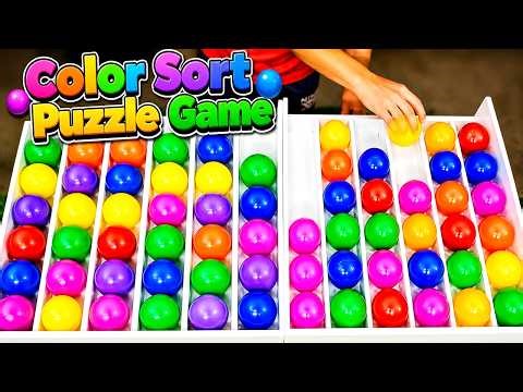 COLOR SORT PUZZLE GAMEPLAY 🎯 | HARD LEVELS SOLVED