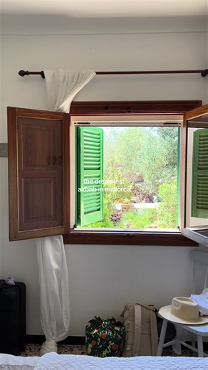 This airbnb in Mallorca was an absolute dream ☁️ We stayed at “Beautiful Casa S’Almunia right by the Sea” for five days, and loved how peaceful and beautiful the area was. It would be perfect for a longer term stay as well if you’re looking to really immerse yourself in the island. This airbnb has three bedrooms, two bathrooms, two beautiful terraces, kitchen, and a grill. It’s about a 45 minute drive from the airport. The best part is that you are steps away from Calo des Moro and Cala S’Almuni