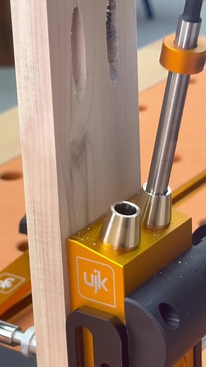 The UJK Pocket Hole Jig Mk II makes fast, accurate pocket hole joinery easier than ever! With upgraded drill bushes and compatibility with the UJK interchangeable-tip drill system, it delivers durable, hidden joints without the hassle of more complex setups. #axminster #axminstertools #axminstertoolsandmachinery #tools #powertools #woodworkingtools #woodwoodworker #woodworking #woodworkingtips #woodworkingtricks #woodworkingproject #woodworkingcommunity