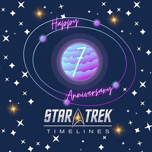 This voyage started on January 14, 2016 and, as we boldly went, we never imagined it would take us this far. Today is our 7th anniversary, and we're humbled by the support and passion of our players. Thank you! May #StarTrek continue to inspire us all for years to come. LLAP 🖖🏻 | Star Trek Timelines