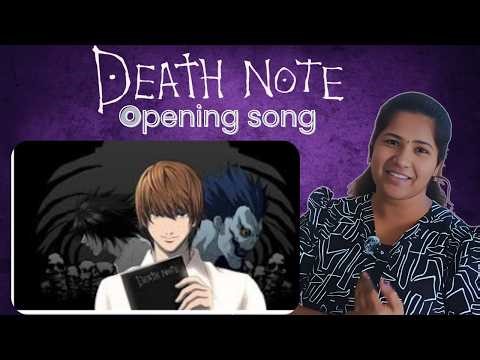 Death Note Opening Reaction | Vidhya’s Anime Reacts 📓🔥