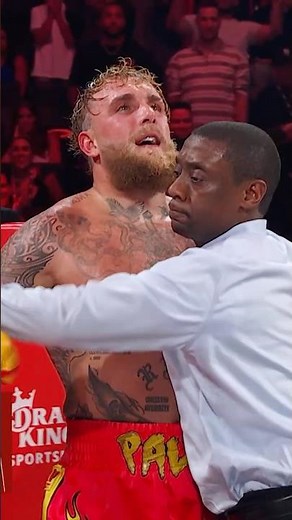 ANTHONY JOSHUA GETS THE KO AGAINST JAKE PAUL IN ROUND 6 #JakeJoshua