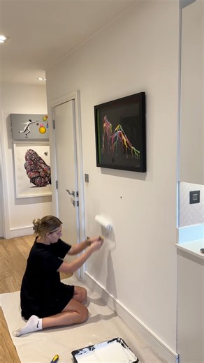 Paint touch up day part two ✨🤍 it’s wild the difference a paint refresh can make 😍 #painttouchup #apartmentpainting #homeinterior #spendthedaywithme #paintrefresh | Roo’s Home