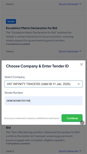 Why Escalation Matrix Declaration Is Mandatory in Government Tenders . . Bid submission ke baad clear communication project execution ka sabse important part hota hai. Isi process ko smooth banane ke liye Escalation Matrix Declaration mandatory hoti hai. Ye document buyer ko clearly batata hai: • Kis level par kisko contact karna hai • Issue escalation ka proper hierarchy • Delay aur dispute me confusion ka solution Agar Escalation Matrix Declaration missing ya incorrect format me ho, toh bid te