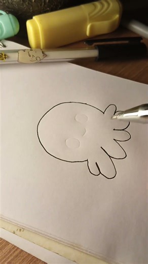 Easy cute doodle tutorial#HowToDraw #CuteArt #Doodle #EasyArt #DrawingTutorial