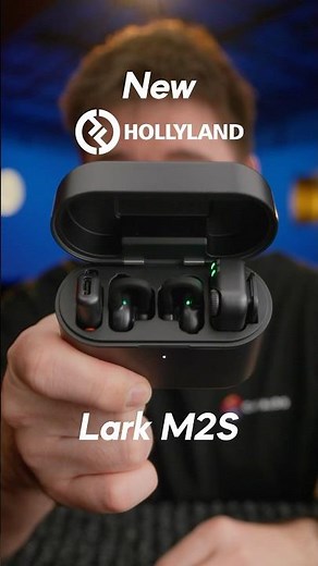 The new Hollyland Lark M2S Wireless Microphone.Tiny, Discreet, Almost Invisible! #hollyland #larkm2s
