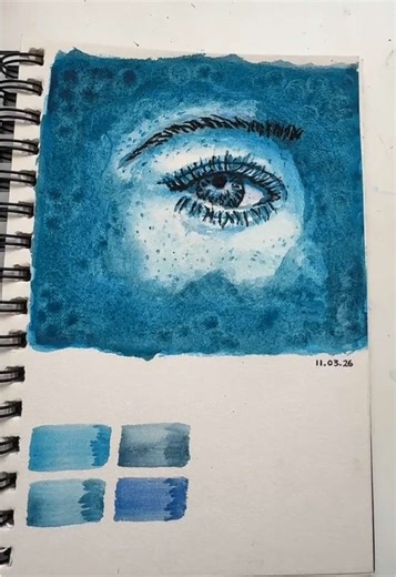 Filling My Sketchbook with Watercolor Techniques