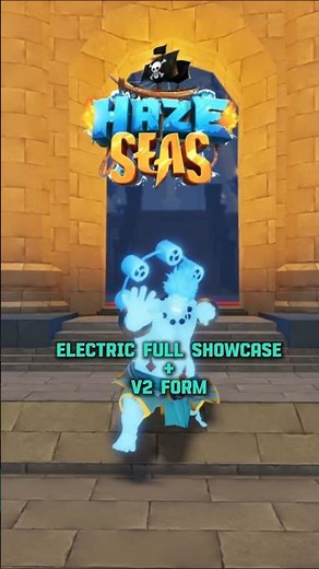 Electric V2 ALL MOVES Showcase! - Haze Seas #roblox #hazeseas #showcase #fyp #fypシ