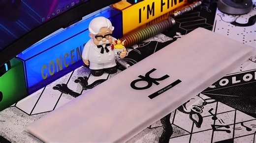 组装小白1天搞定！QK 101阳极银配V1轴，听这打字音就值了