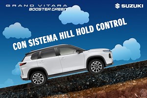5.4K views · 23 reactions | ¿Miedo a las pendientes? Con el Sistema Hill Hold Control de GRAND VITARA BOOSTERGREEN  cada arranque en pendiente se vuelve fácil, ofreciéndote una conducción más confiable y sin estrés ‍ Cotiza aquí ➡️ https://bit.ly/3RO4dHE . . . #SUZUKI #SUZUKIMexico #GRANDVITARABOOSTERGREEN #BoostingTheChange #SUV #CuidadoDelMedioAmbiente #MejorRendimiento #MenosEmisiones #EcoFriendly | SUZUKI México | Facebook