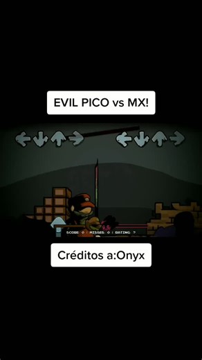 Evil Pico vs MX: Friday Night Funkin' Corruption Mod