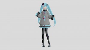 Movie Miku - 3D model by kaiixii
