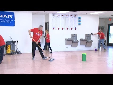Volunteers clean Southern Nevada Trades High School during spring break